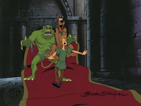 Scooby-Doo on Zombie Island Original Production Cel With Matching Drawing: Scooby and Shaggy For Discount