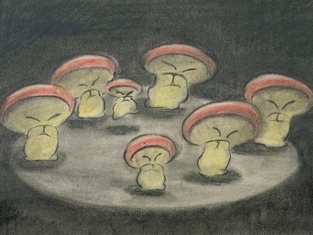 Fantasia Original Storyboard Drawing: The Mushroom Dance on Sale