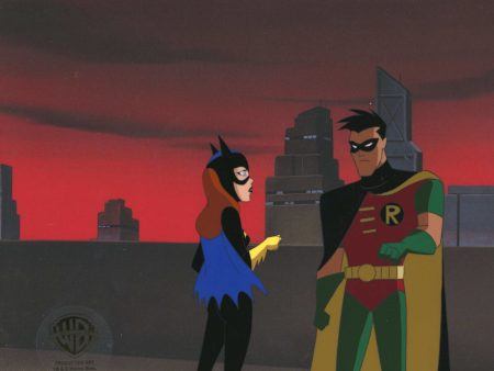 The New Batman Adventures Original Production Cel: Batgirl and Robin Online