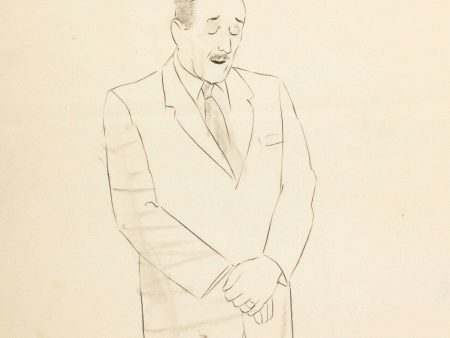 Walt Disney In-Studio Gag Drawing by Tony Benedict 1956 Online now