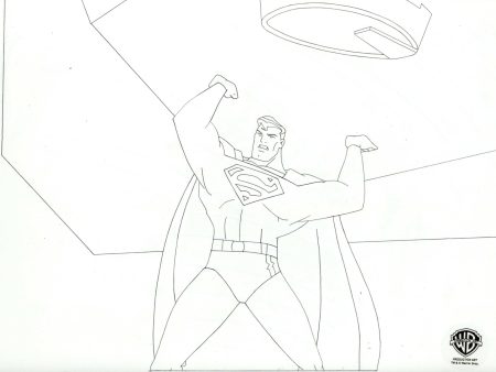 Justice League Original Production Drawing: Superman Online Sale