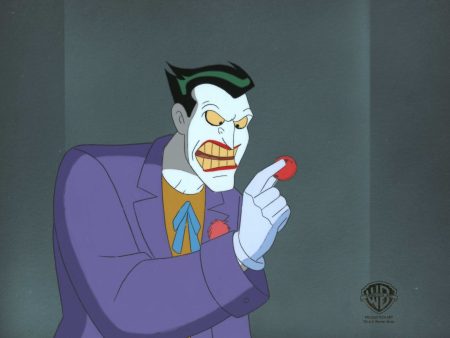 Batman The Animated Series Original Production Cel on Original Background: Joker Hot on Sale