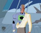 Superman the Animated Series Original Production Cel on Original Background: Metallo Online