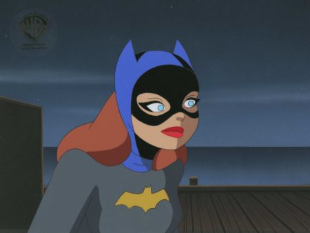 Batman The Animated Series Original Production Cel On Original Background: Batgirl For Sale