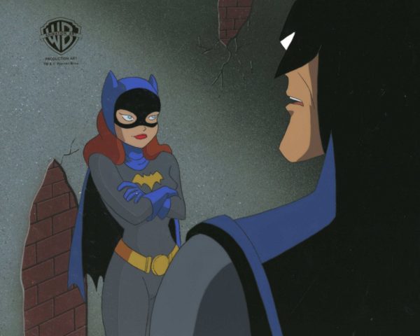 Batman The Animated Series Original Production Cel: Batman and Batgirl Online now