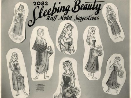 Sleeping Beauty Ruff Model Sheet: Princess Aurora 2082 Online Sale