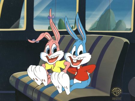 Tiny Toons Original Production Cel:  Buster Bunny and Babs Bunny Online