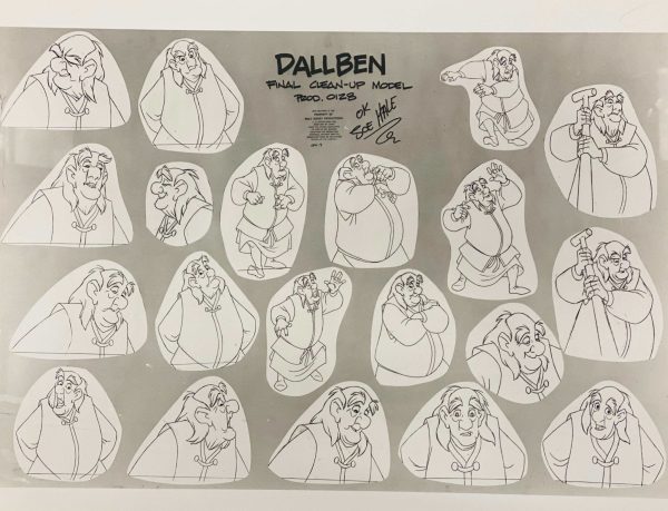 The Black Cauldron Clean-Up Model Sheet: Dallben Online Hot Sale