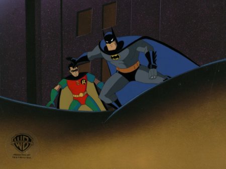 Batman The Animated Series Original Production Cel: Batman and Robin Online Hot Sale