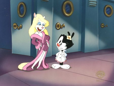 Animaniacs Original Production Cel: Minerva and Dot Online now