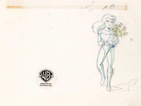 Batman The Animated Series Original Production Drawing: Poison Ivy Sale