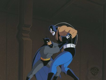 Batman The Animated Series Original Production Cel: Batman and Bane For Cheap