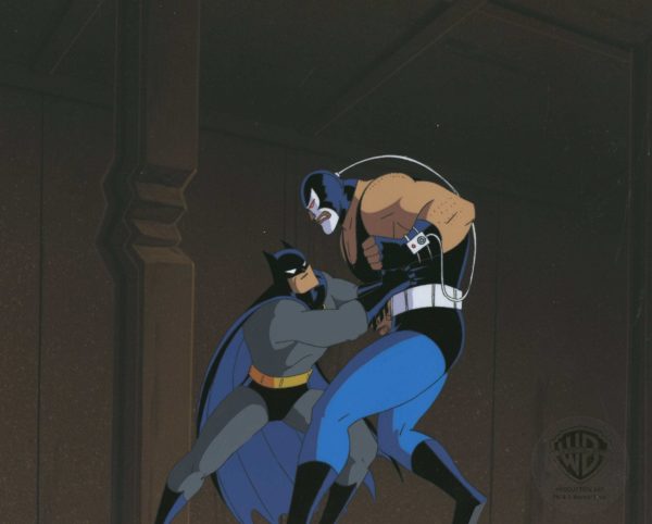 Batman The Animated Series Original Production Cel: Batman and Bane For Cheap