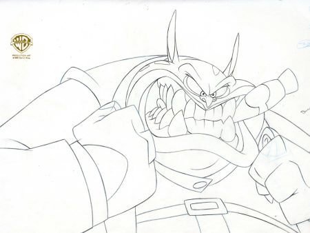 Space Jam Original Production Drawing: Swackhammer Hot on Sale