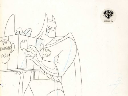 Batman The Animated Series Original Production Drawing: Batman Online now