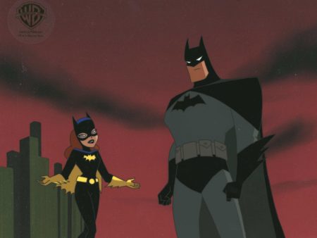 The New Batman Adventures Original Production Cel: Batman and Batgirl Sale