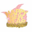 Happy New Year Blush Feather Tiara on Sale