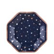 Navy Bride Octagon Paper Plates 7in, 8pcs Supply