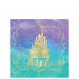 1st Birthday Princess Hot Stamped Beverage Napkin 16pcs on Sale