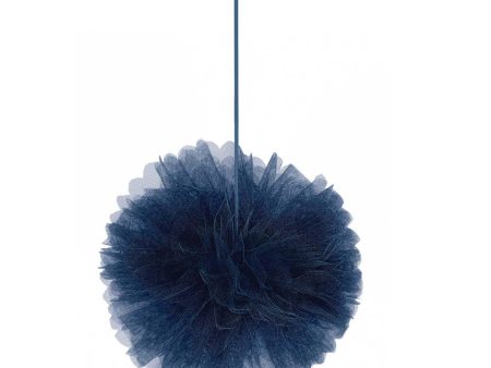 Navy Bride Deluxe Fluffy Tulle Decorations 12in, 3pcs Sale