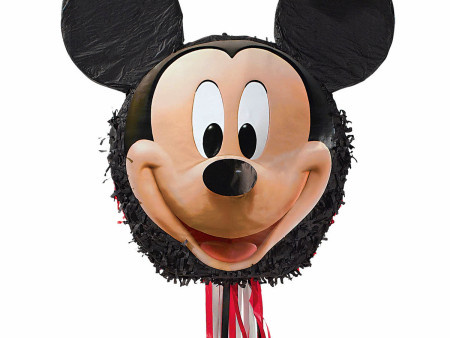 Mickey Mouse Head Pull Piñata Hot on Sale