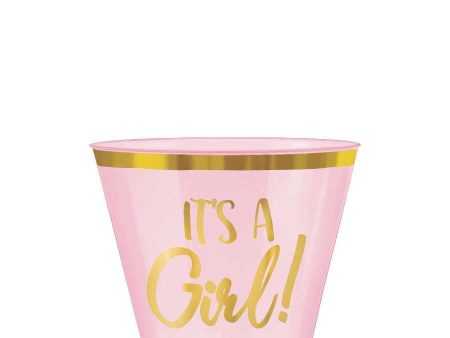 Oh Baby Girl Hot Stamped Tumblers 30pcs, 9oz Online Sale