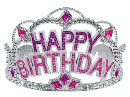 Happy Birthday Tiara Gem 3.5 x 4.5in Fashion