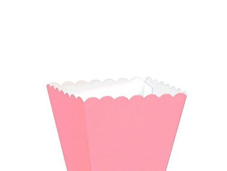 New Pink Scalloped Favor Boxes 100pcs Supply