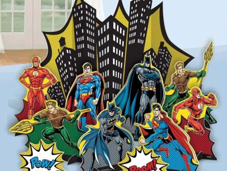 Justice League Heroes Unite Table Decorating Kit Hot on Sale