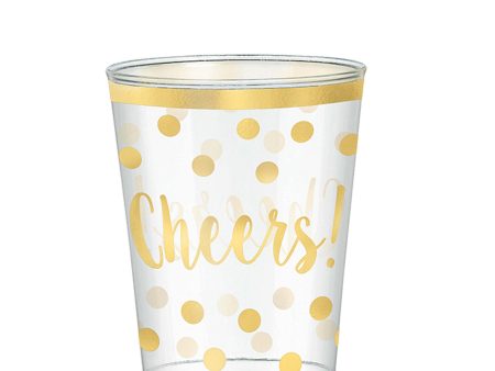 New Year Premium Printed Plastic Tumblers 10oz 30pcs Online now