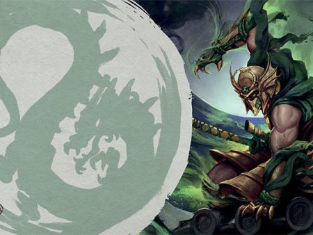 Legend of the Five Rings - Master of the High House of Light Playmat on Sale